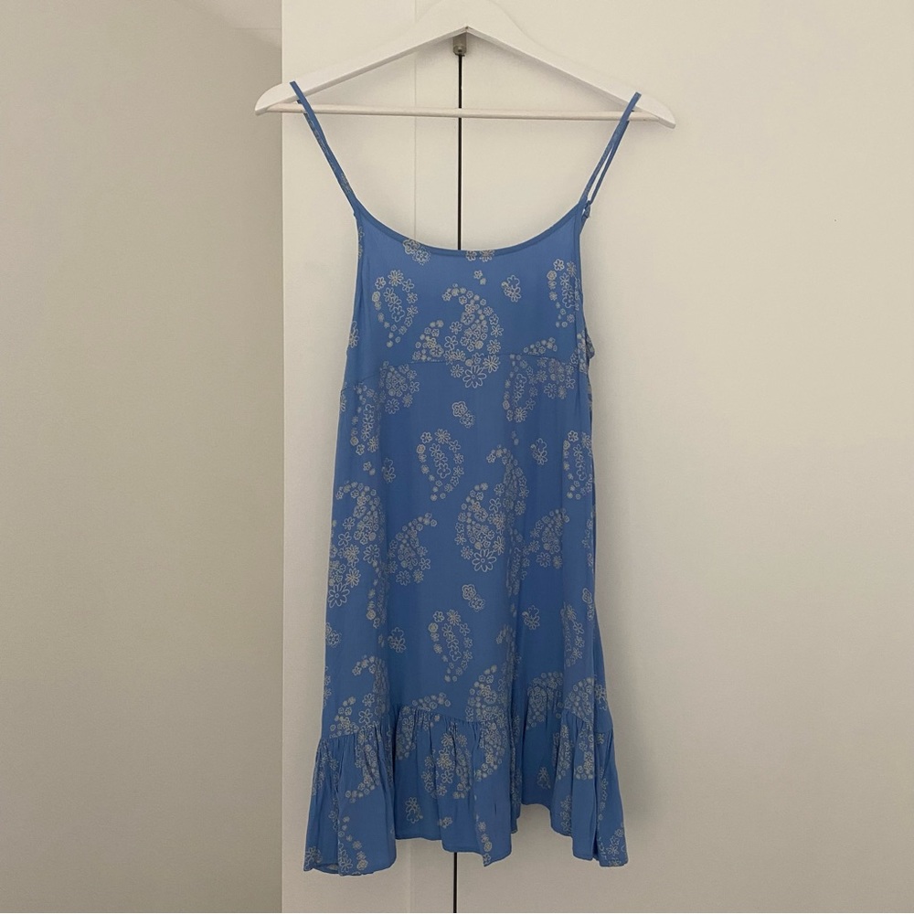 Blue Paisley Sundress Urban Outfitters